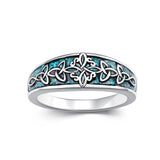 Sterling Silver Turquoise  Dragonfly Hummingbird Turtle Butterfly Mountain Celtic Knot Lotus Ring  Gifts for Women