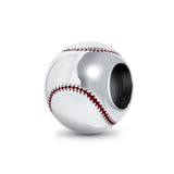 Sterling Silver Volleyball Baseball Basketball Football Soccer Sport Charm Beads