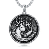 Sterling Silver Viking Dragon Eagle Wolf Animal Pendant Necklace for Men