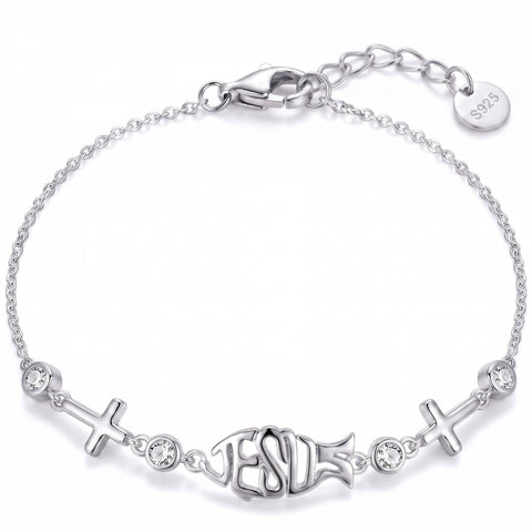 Sterling Silver Dragonfly Butterfly Cardinal Hummingbird Jesus Fish Lotus Daisy Sunflower Rose Faith Cross Bracelet
