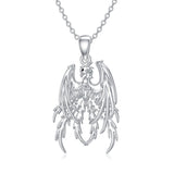 Sterling Silver PhoenixRaven Panda Hummingbird Sea Turtle Pendant Necklace Mother's Day Christmas Gifts