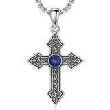 Sterling Silver Cross Pendant Necklace Christian Religious Jewelry Gifts for Anniversary