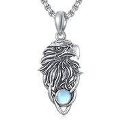 Sterling SilverEagle Elephant Fox Octopus TridentPig Raven Scorpion Pendant Necklace