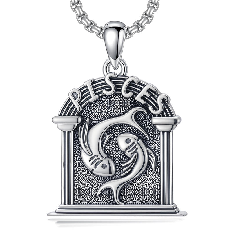 Sterling Silver Constellation Celestial Pendant Necklace