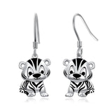 Sterling Silver Tiger Red Panda Elephant  Red Cardinal Dangle Earrings