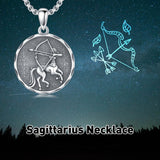 Sterling Silver Constellation Celestial Pendant Necklace Astrology Jewelry Birthday Gifts Christmas
