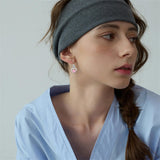 Sterling Silver Heart Cubic Zirconia Sunflower Rose Daisy Lily Lotus Hibiscus Dangle Earrings