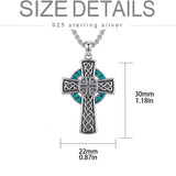 Sterling Silver Cross Pendant Necklace Christian Religious Jewelry Gifts for Anniversary