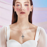 Sterling Silver Medusa Goddess Hand & Heart Ma’at Goddess Nefertiti Goddess Religious Pendant Necklace