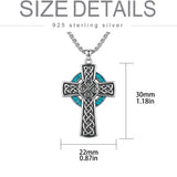 Sterling Silver Cross Pendant Necklace Christian Religious Jewelry Gifts for Anniversary