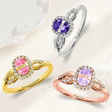 Copper Custom Birthstone Engraved Class Ring University College High School Graduation Gifts for Her