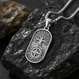 Sterling Silver Memento Mori Tree of Life Anubis Pendant Viking Amulet   Protection Pendant Necklace Egyptian Jewelry
