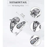 Sterling Silver Oxidized Dragonfly Butterfly Hummingbird Sea Turtle Anchor Cross Tree of Life Sunflower Spoon Ring