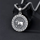 Sterling Silver 12 Zodiac Astrology Horoscope Pendant Necklace