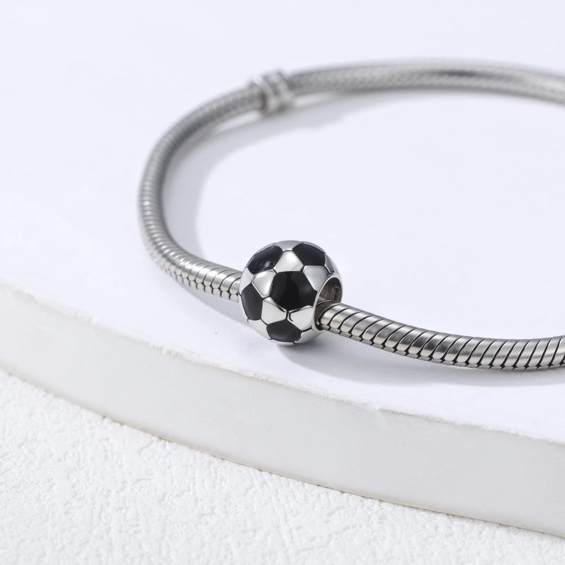 Sterling Silver Volleyball Baseball Basketball Football Soccer Sport Charm Beads
