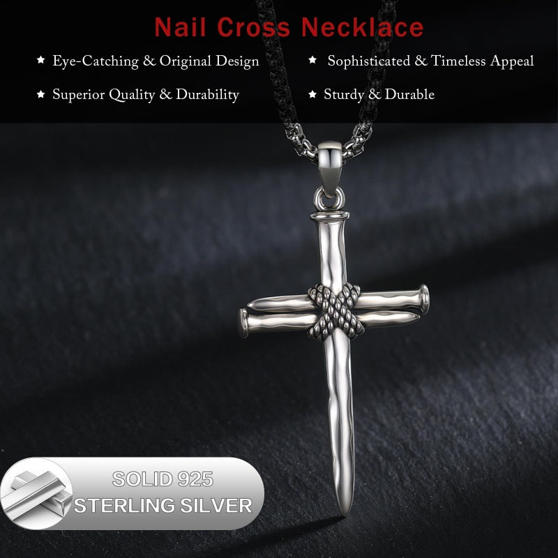 14K Gold Plated Cross Pendant Necklace Protection Jewelry Religious Gift