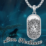 Sterling Silver Leo Zodiac Constellation Pendant Necklace