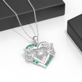 Sterling Silver Heart Bee Dragonfly Butterfly Hummingbird Sunflower Animal Pendant Necklace  Gifts for Christmas