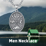 Sterling Silver Deer Bass Fish Wild Duck Fish Hook Pendant Necklace Hunting Jewelry Gifts for Men