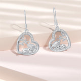 Highland Cow Earrings for Women 925 Sterling Silver Cow Themed Dangle Earrings Highland Cow Jewelry Gifts for Cow Lovers