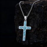 Sterling Silver Cross Pendant Necklace Christian Religious Jewelry Gifts for Anniversary