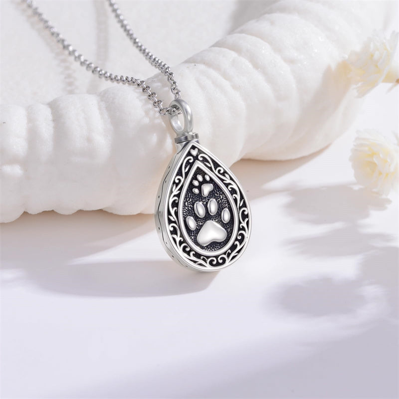 Sterling Silver Bumble Bee  Butterfly Cardinal Cross Dragonfly Hummingbird Paw Print Urn Necklace for Ashes