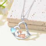 Sterling Silver Corgi Dog Pendant Necklace