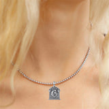 Sterling Silver Constellation Celestial Pendant Necklace