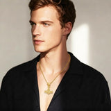 14K Gold Plated Celtic Knot Viking Thor Hammer Pendant Necklace