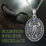 Sterling Silver Scorpion  Pendant Animal Necklace