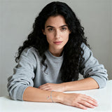 925 Sterling Silver Cubic Zircon Highland Cow Charm Beads