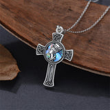 Sterling Silver Medusa Goddess Hand & Heart Ma’at Goddess Nefertiti Goddess Religious Pendant Necklace