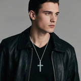 14K Gold Plated Cross Pendant Necklace Protection Jewelry Religious Gift
