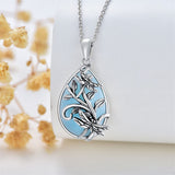 Christmas Gifts  Dragonfly Necklace for Women S925  Silver Dragonfly Animal Necklace for Lover