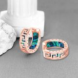 14K Gold Plated  Viking Hoop Earrings