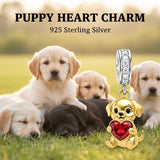 Sterling Silver Lion Red Panda Fox Bear Capybara Charm Beads Christmas Birthday Gift
