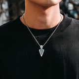 14K Gold Plated Turquoise Cross Pendant Necklace
