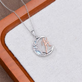 Sterling SIlver Runner Volleyball Tennis Basketball Soccer Inspirational Pendant  Necklace for Women