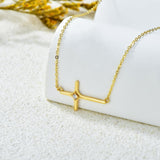 14K Gold Plated Cross Necklaces for Women Faith Jewelry for  Anniversary Christmas Birthday Mother's Day