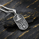 Sterling Silver Memento Mori Tree of Life Anubis Pendant Viking Amulet   Protection Pendant Necklace Egyptian Jewelry