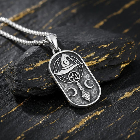 Sterling Silver Memento Mori Tree of Life Anubis Pendant Viking Amulet   Protection Pendant Necklace Egyptian Jewelry