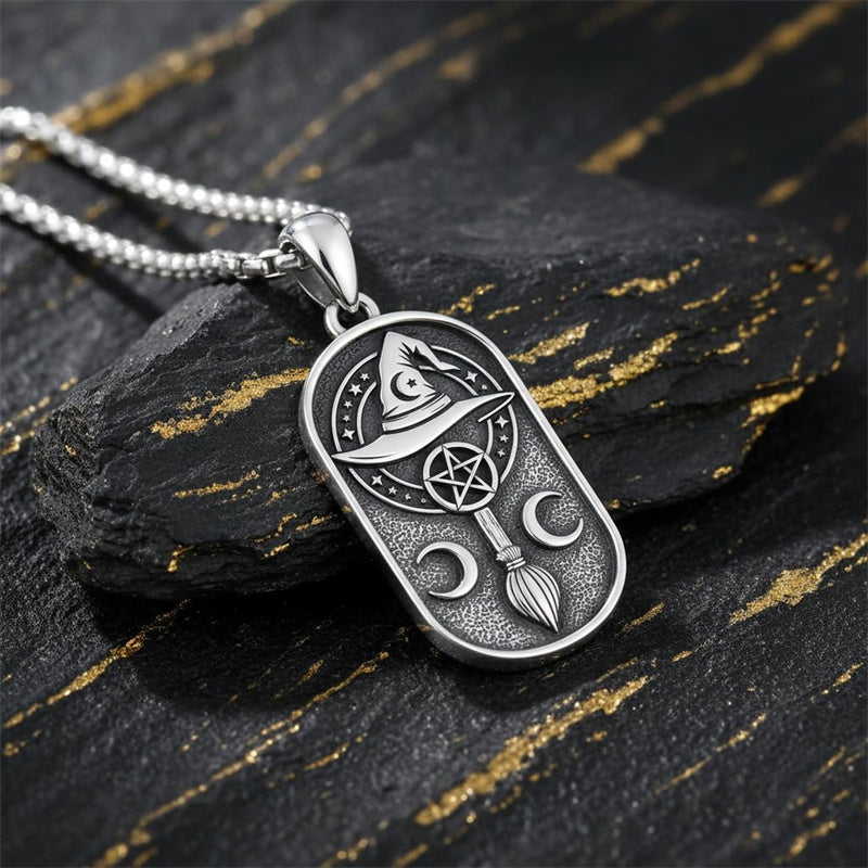 Sterling Silver Memento Mori Tree of Life Anubis Pendant Viking Amulet   Protection Pendant Necklace Egyptian Jewelry