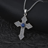Sterling Silver Cross Pendant Necklace Christian Religious Jewelry Gifts for Anniversary
