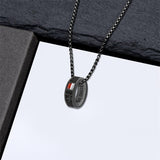 Sterling Silver 10K Gold 14K Gold 18K Gold Custom Class Pendant Necklace for Men