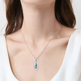 Mountain Necklace for Women  Silver Nature Necklace Jewelry Gift for Skiers, Hikers, Campers, Climbers and Nature Lovers