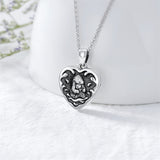 925 Silver Heart Shaped Locket Necklace That Holds Pictures Photo Keep Someone Near to You Custom  Lockets Jewelry Personalized Letters Engraving