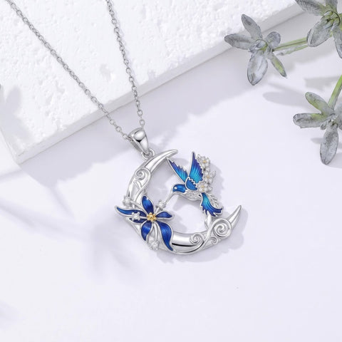 Sterling Silver Dragonfly  Cardinal Butterfly Hummingbird Pendant Necklace Gift for Women