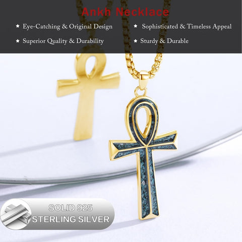 14K Gold Plated Cross Pendant Necklace Protection Jewelry Religious Gift
