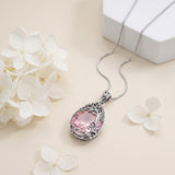 14K Gold Plated Teardrop Tree of Life Necklace for Women