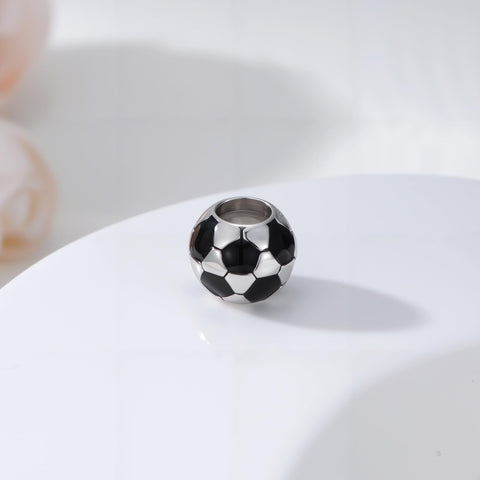 Sterling Silver Volleyball Baseball Basketball Football Soccer Sport Charm Beads
